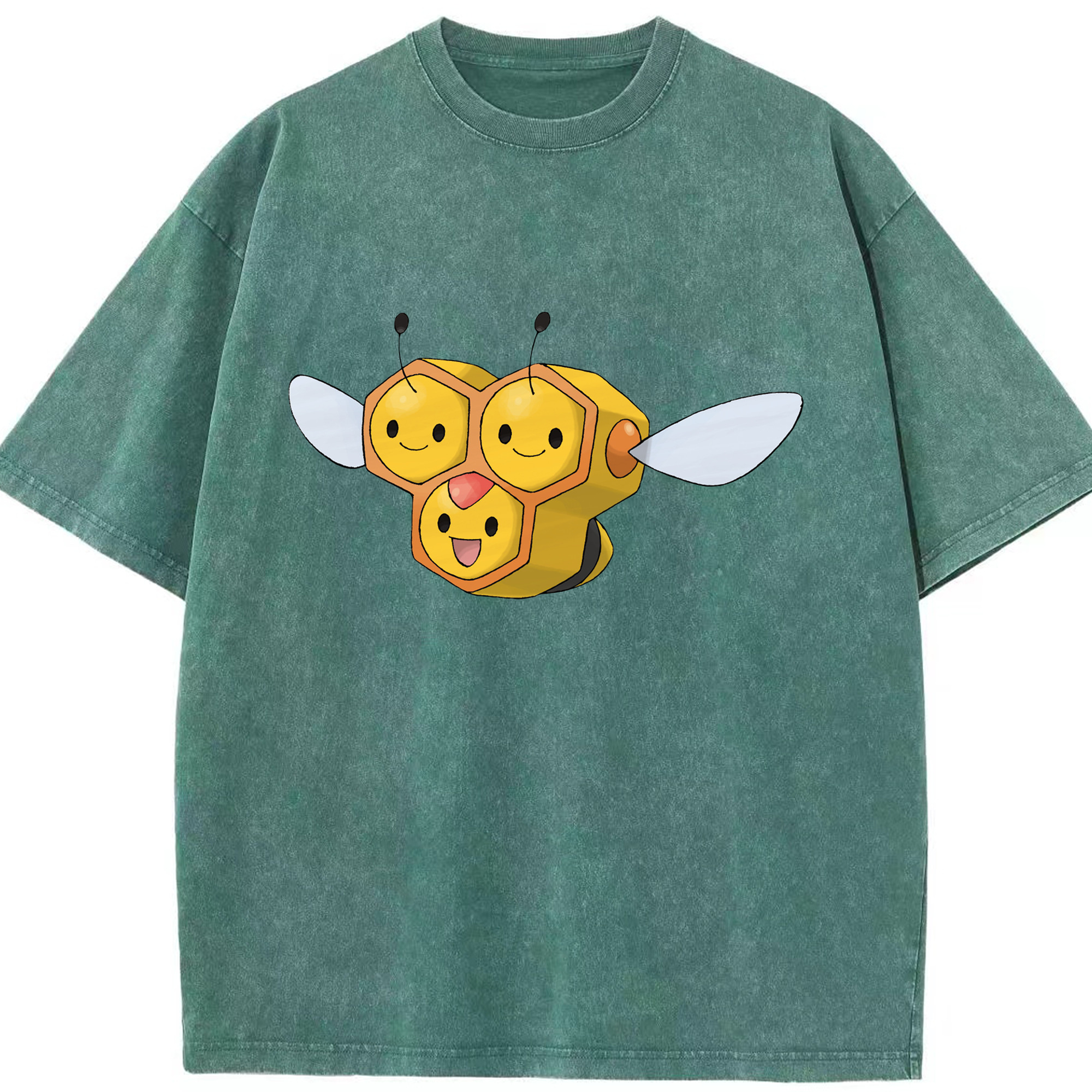 （画像用） ポケットモンスター Pokémon 綿100% ヴィンテージ風 半袖Tシャツ（フロントプリント）